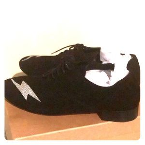 COPY - Repetto Oxfords in Black suede